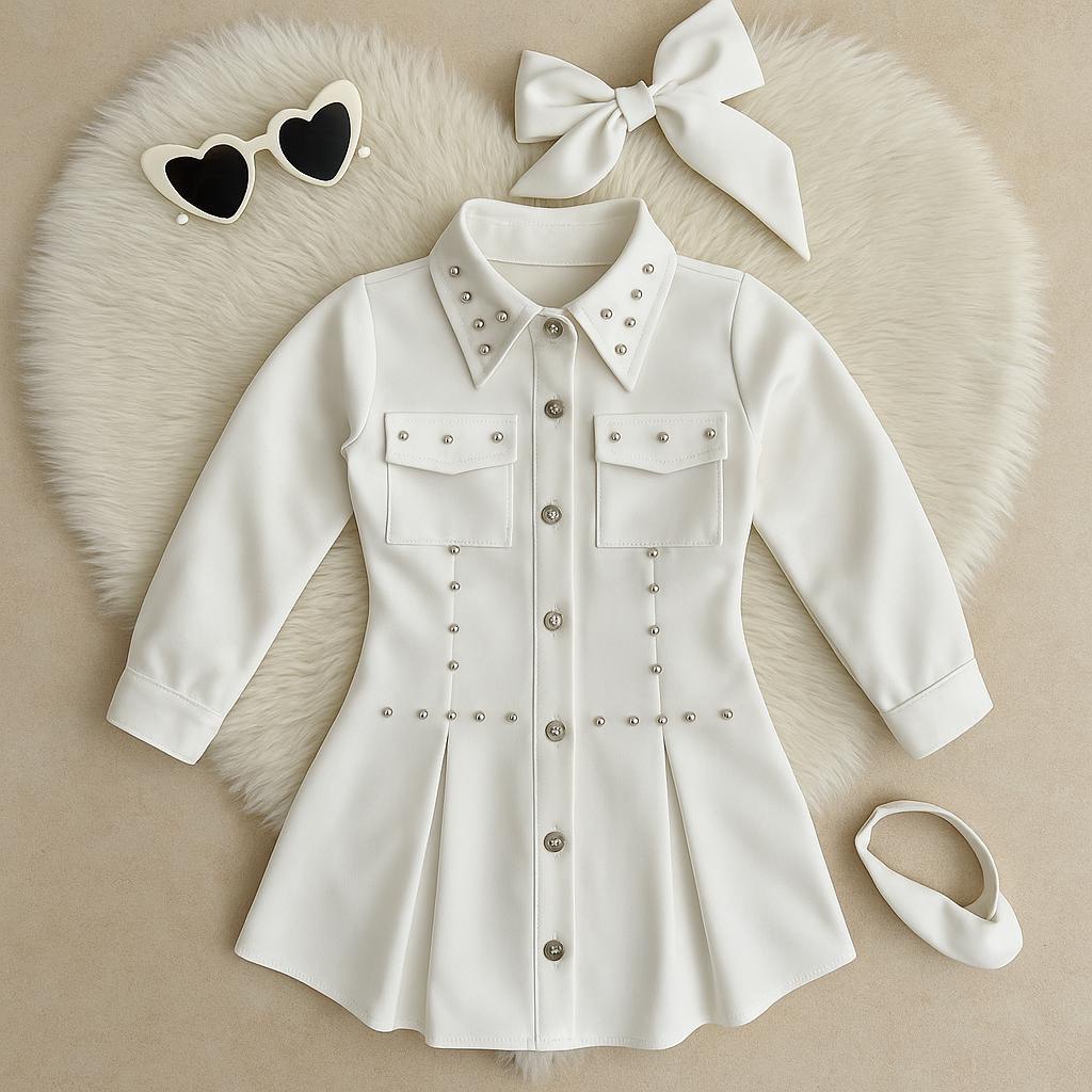 Vestido Incluye bolso y moño K13